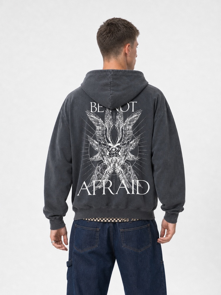 Fearless Eye Wing Vintage Washed Hoodie