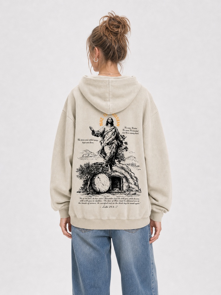 Open Tomb Vintage Washed Hoodie