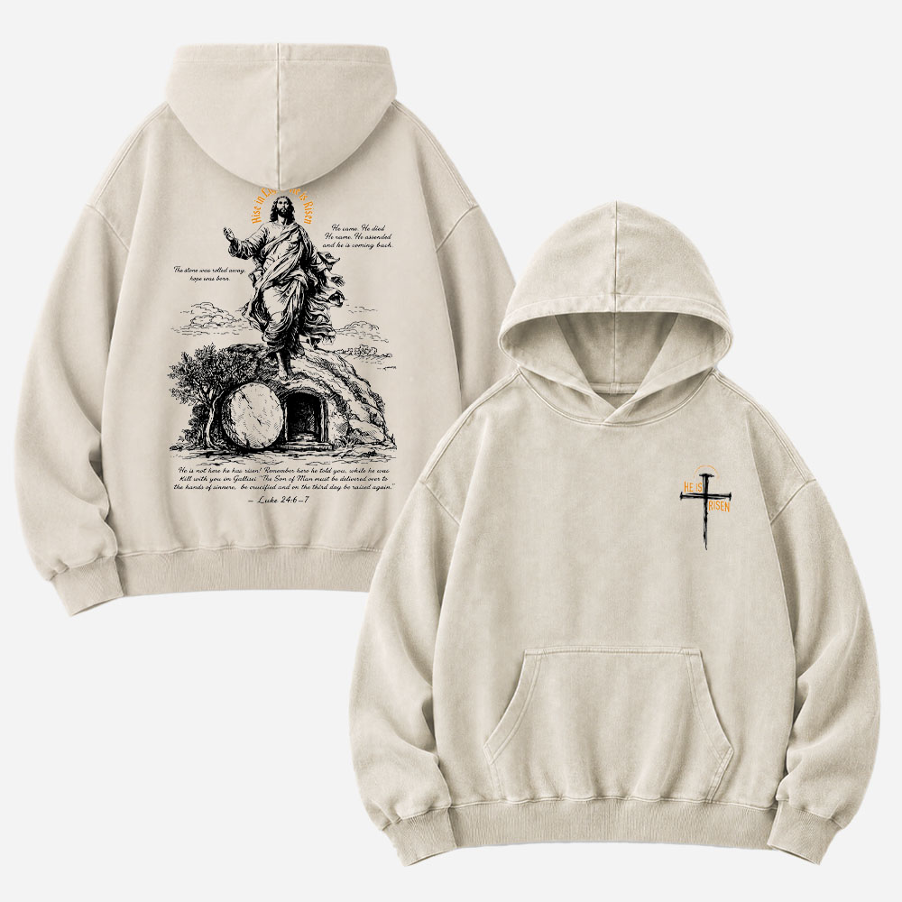 Open Tomb Vintage Washed Hoodie