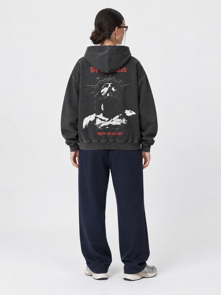 By The Blood Vintage Washed Hoodie