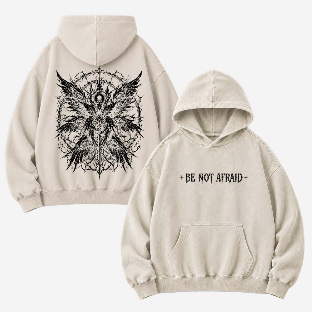 Fearless Eye Wing Vintage Washed Hoodie