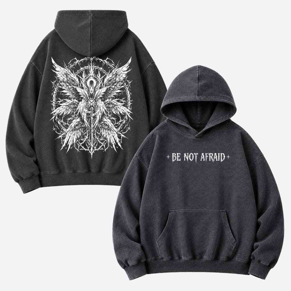 Fearless Eye Wing Vintage Washed Hoodie