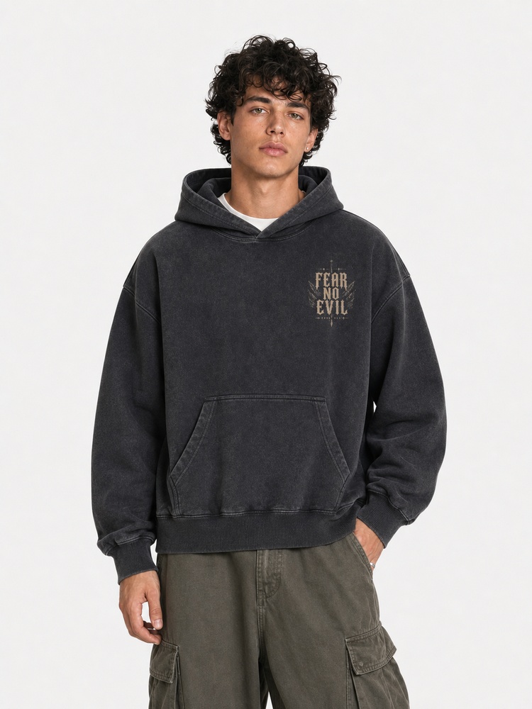 Fearless Wings Vintage Washed Hoodie