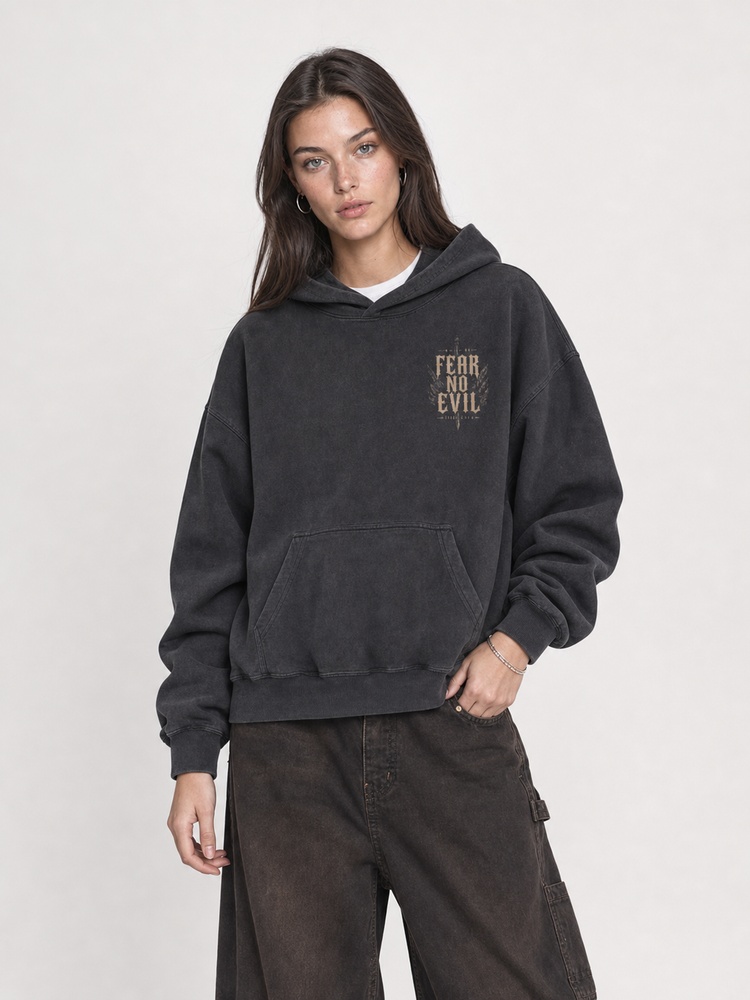 Fearless Wings Vintage Washed Hoodie