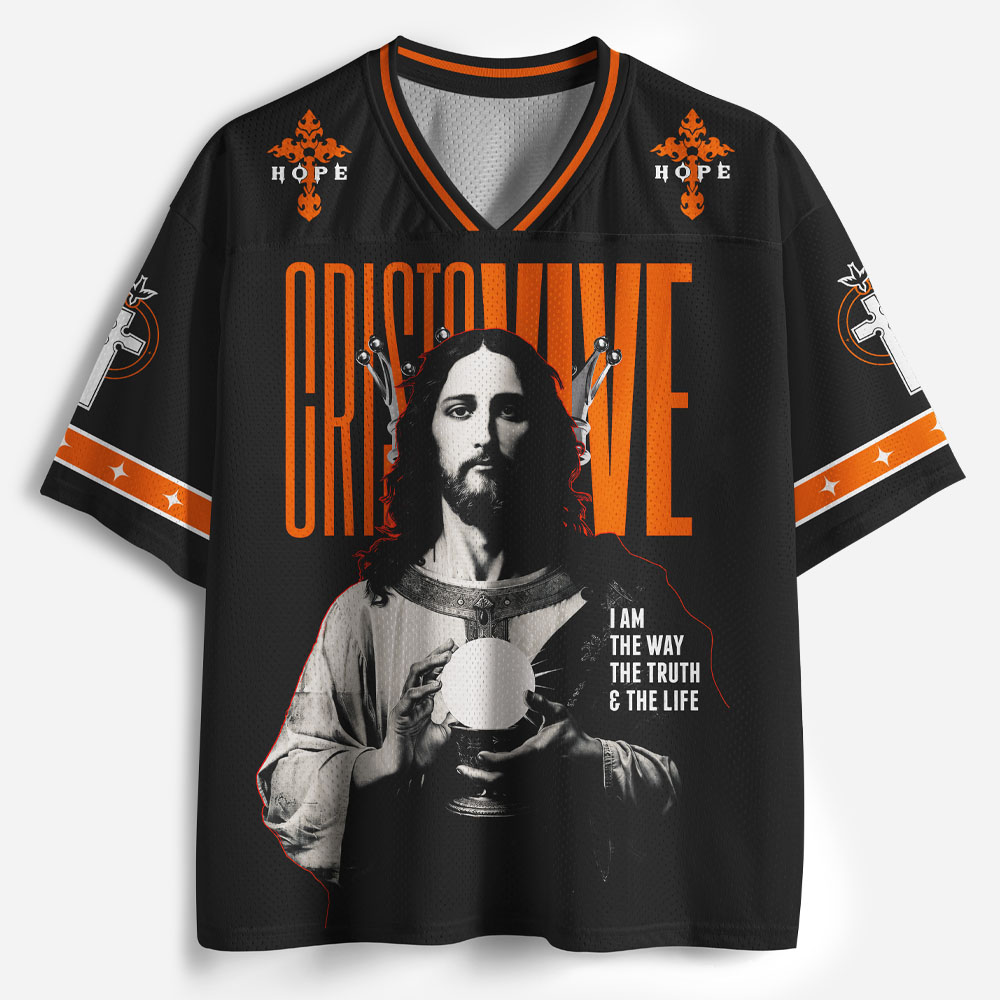 Crimson Hope Graphic Mesh Jersey