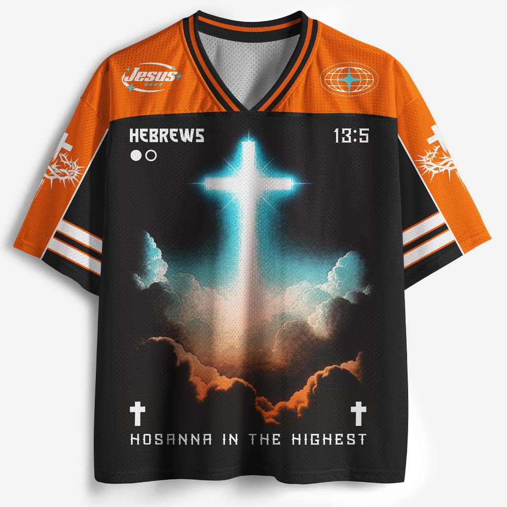 Never Leave You Graphic Mesh Jersey