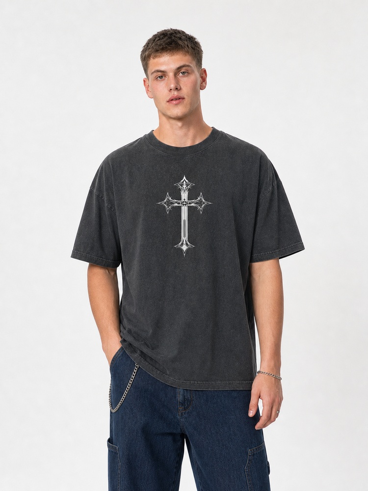 Crown Statement Vintage Washed T-Shirt