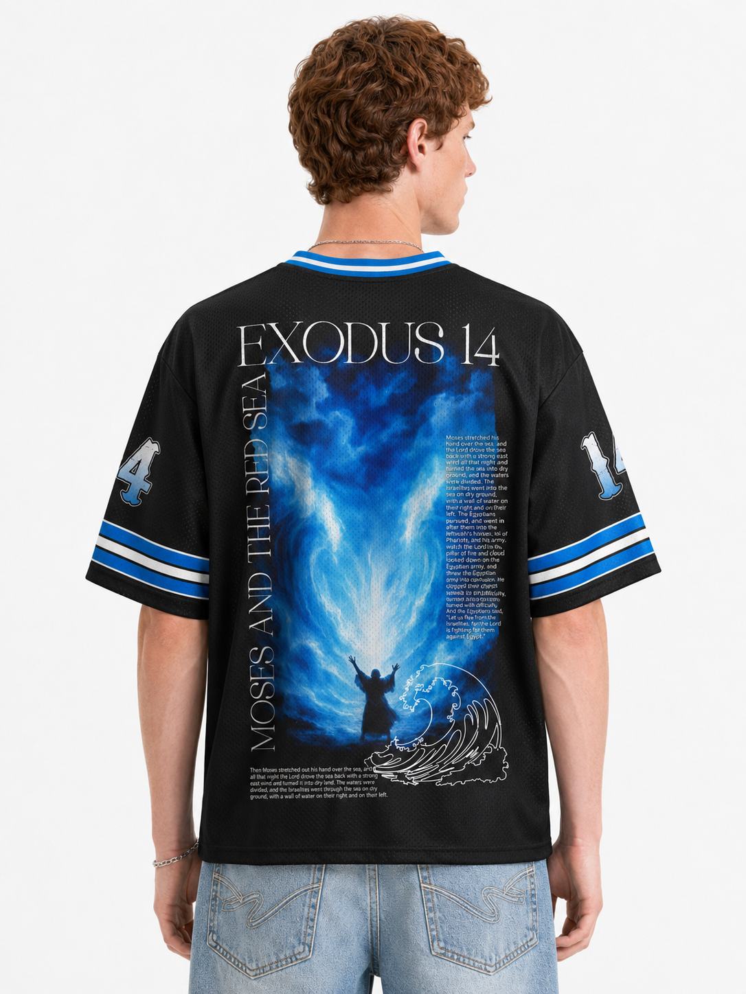 Parted Waters Graphic Mesh Jersey