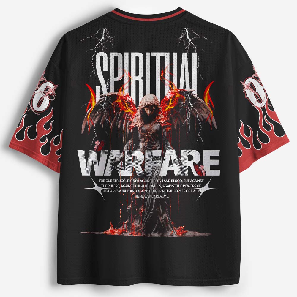 Angel Warrior Graphic Mesh Jersey