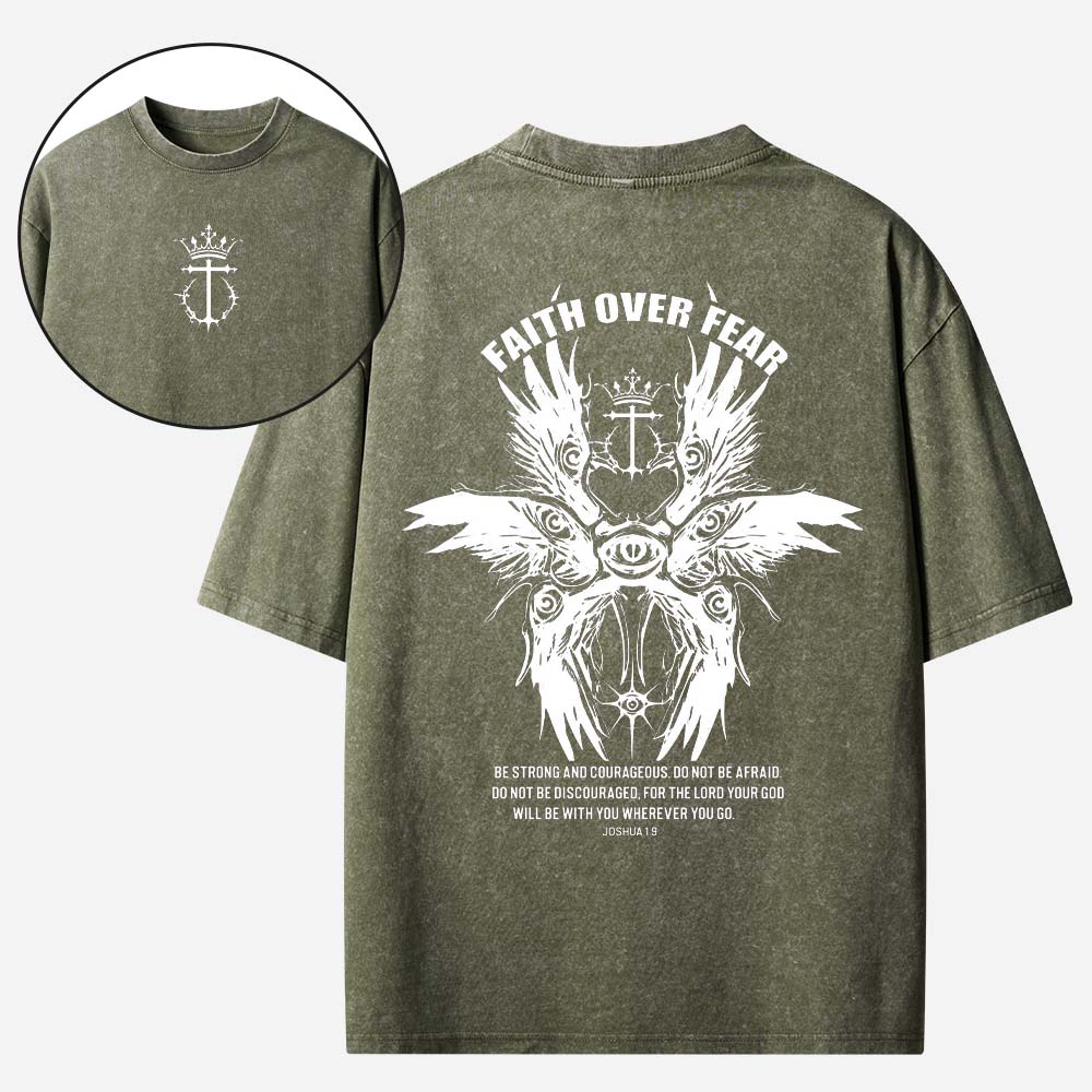 Fearless Eye Wing Vintage Washed T-Shirt