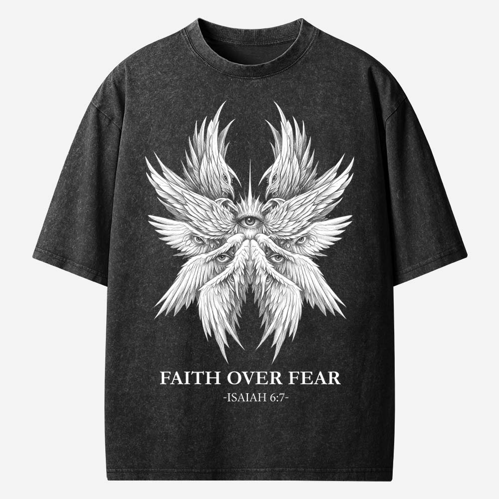 Fearless Eye Wing Vintage Washed T-Shirt