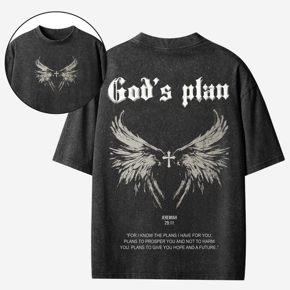 Winged Hope Vintage Washed T-Shirt