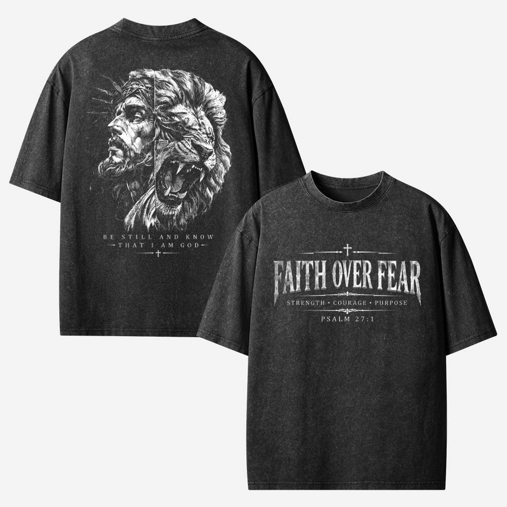 Fearless Lion Vintage Washed T-Shirt