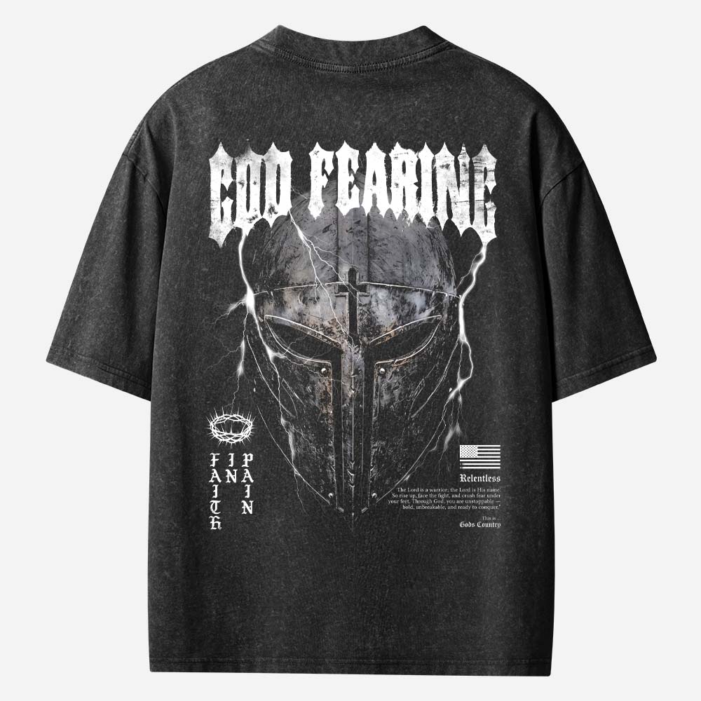 Relentless Helmet Vintage Washed T-Shirt