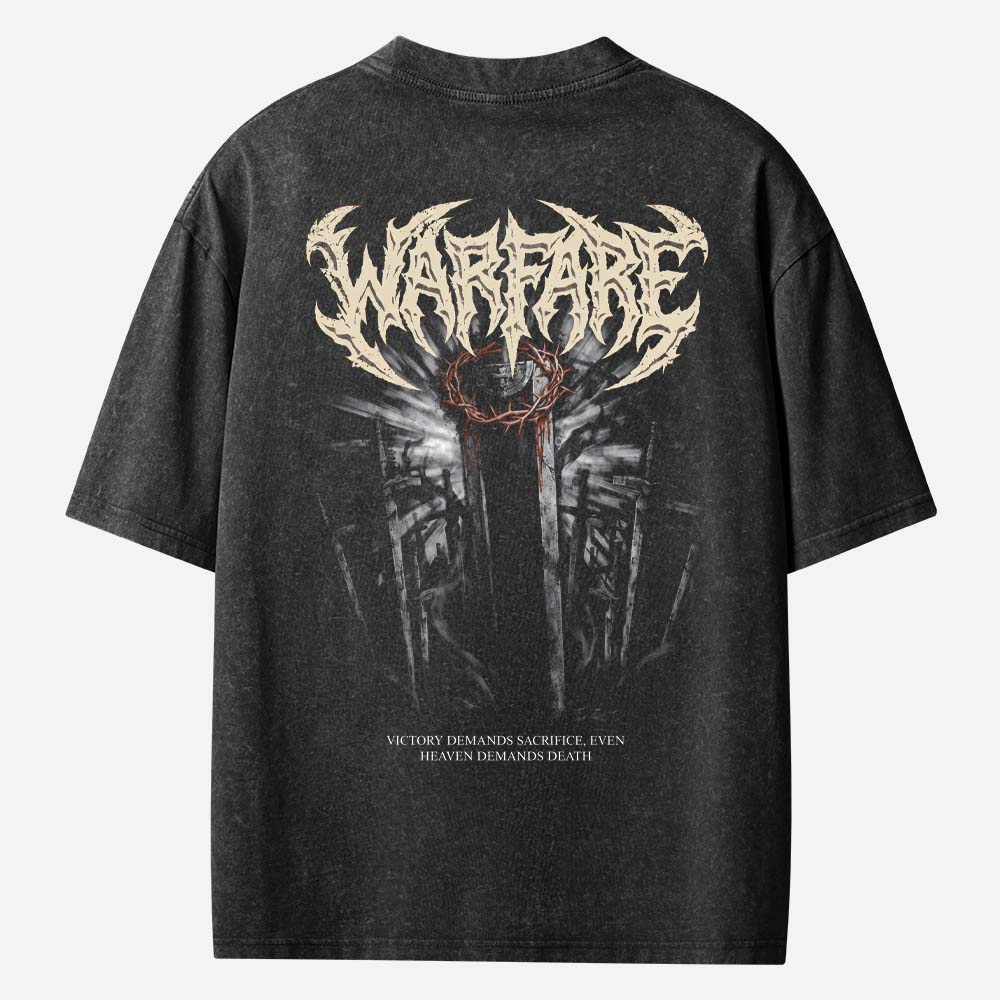 Warfare Helmet Vintage Washed T-Shirt