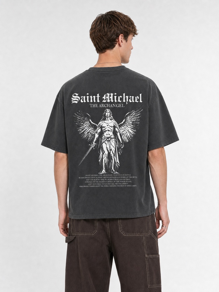 Angel Graphic Vintage Washed T-Shirt