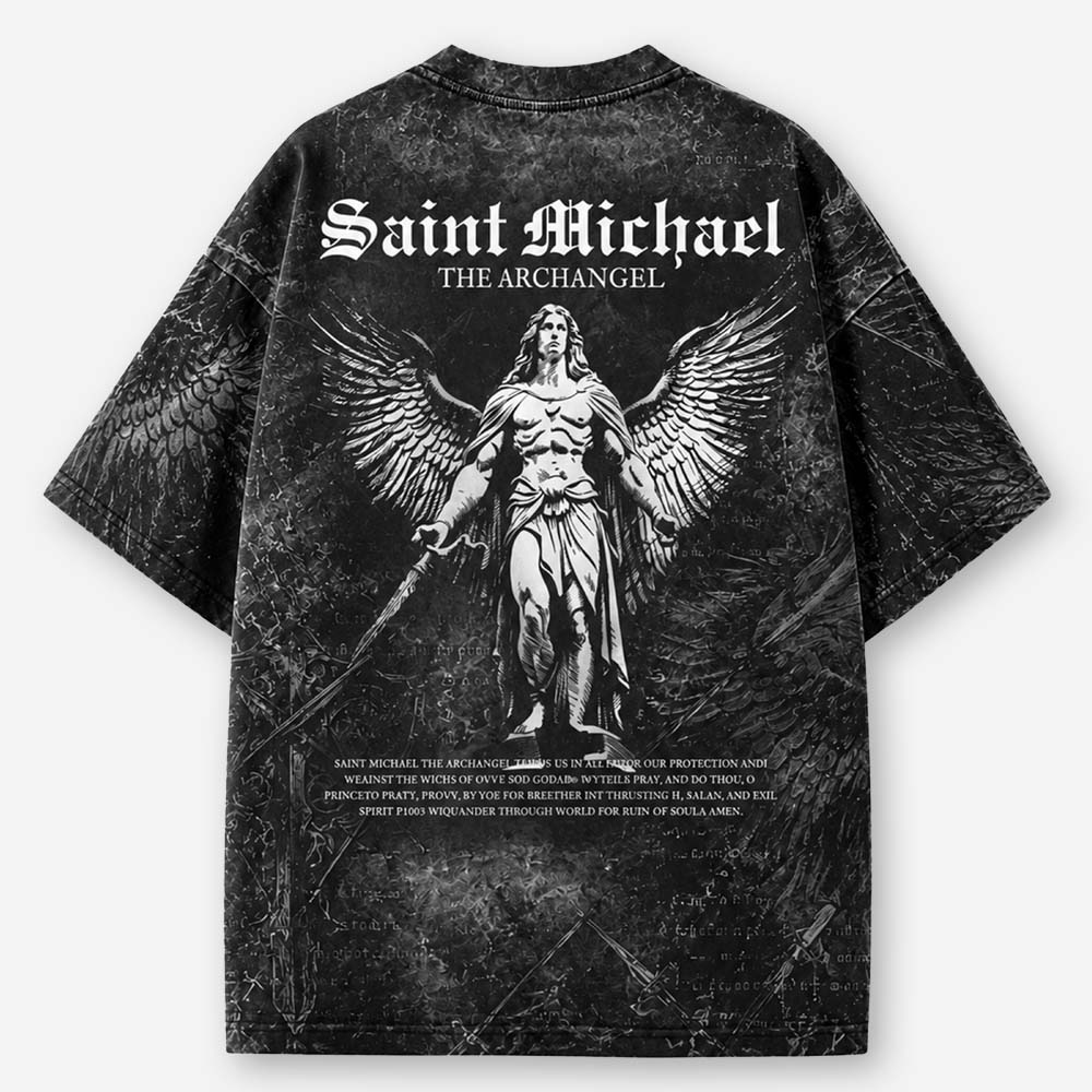 Angel Graphic Eco Oversized Graphic Tees · GRS Certified