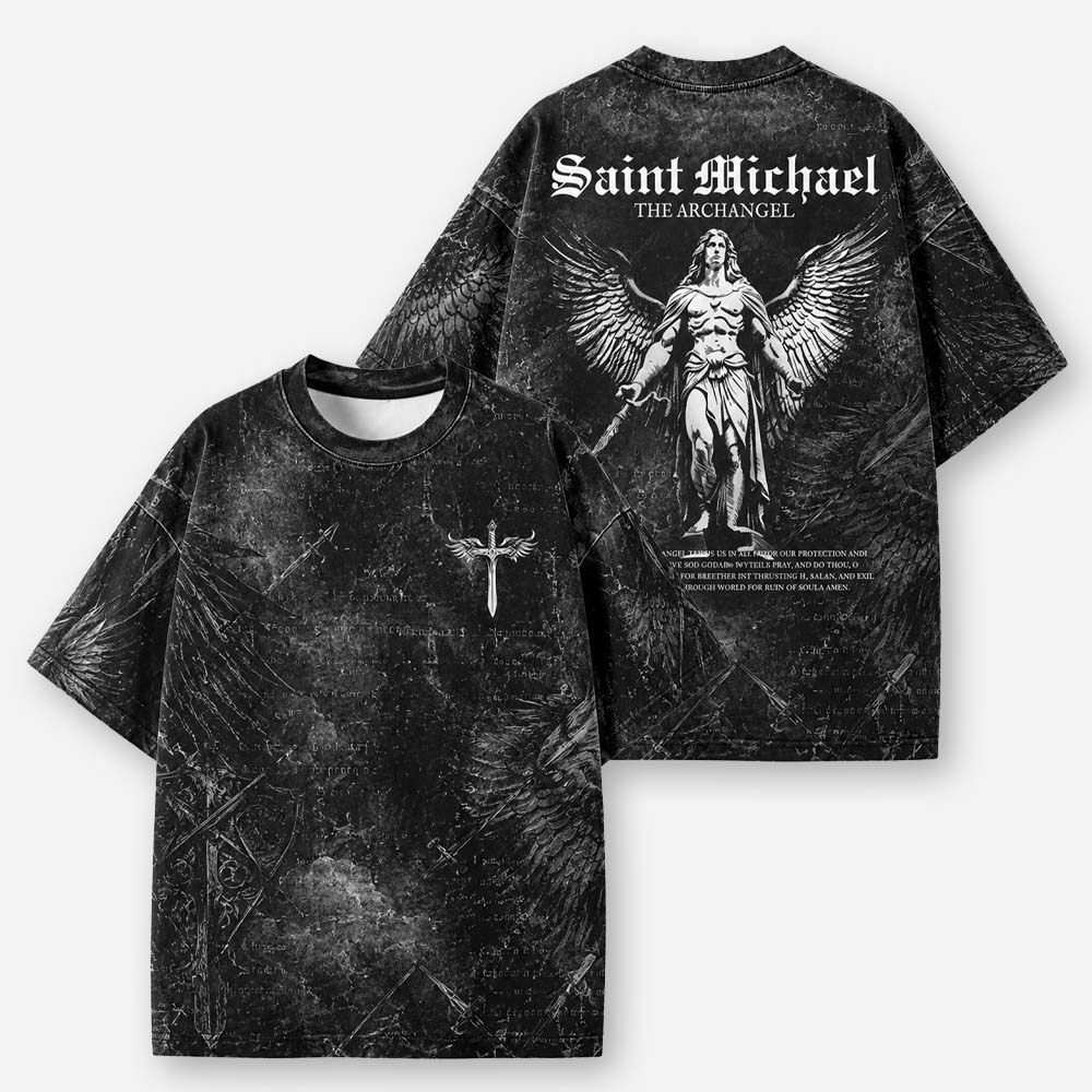 Angel Graphic Eco Oversized Graphic Tees · GRS Certified