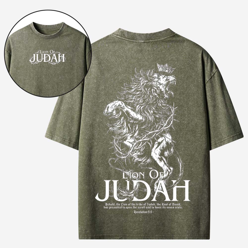Crowned Lion Vintage Washed T-Shirt