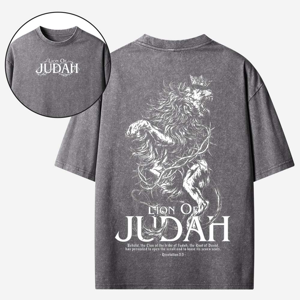 Crowned Lion Vintage Washed T-Shirt