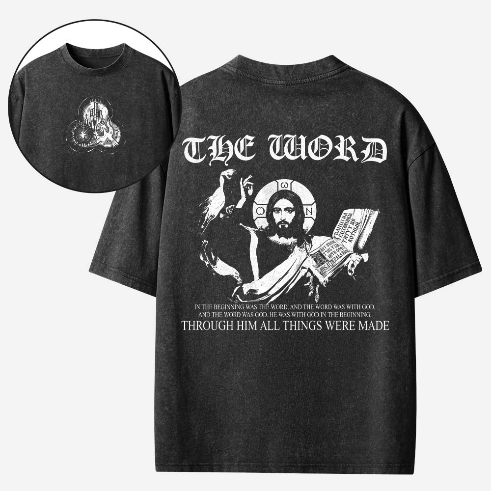 Word Emblem Vintage Washed T-Shirt