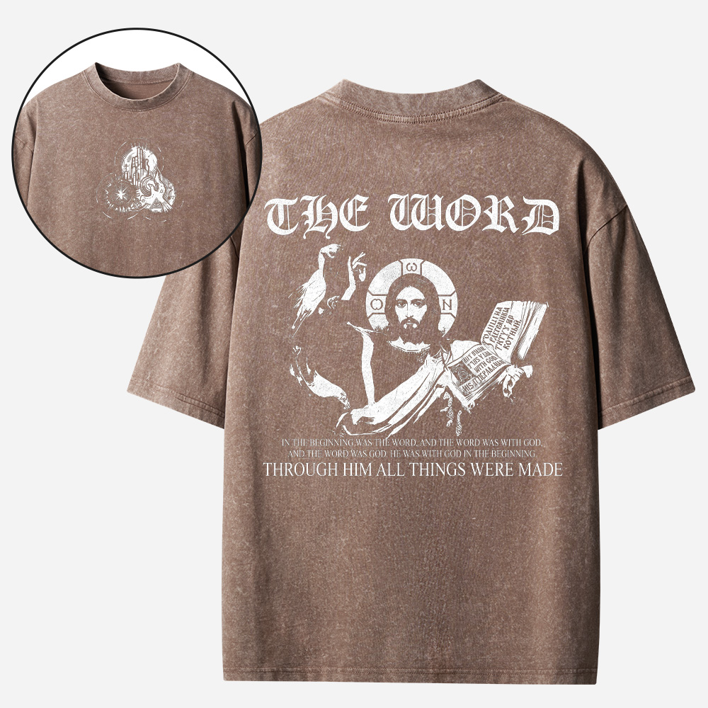 Word Emblem Vintage Washed T-Shirt
