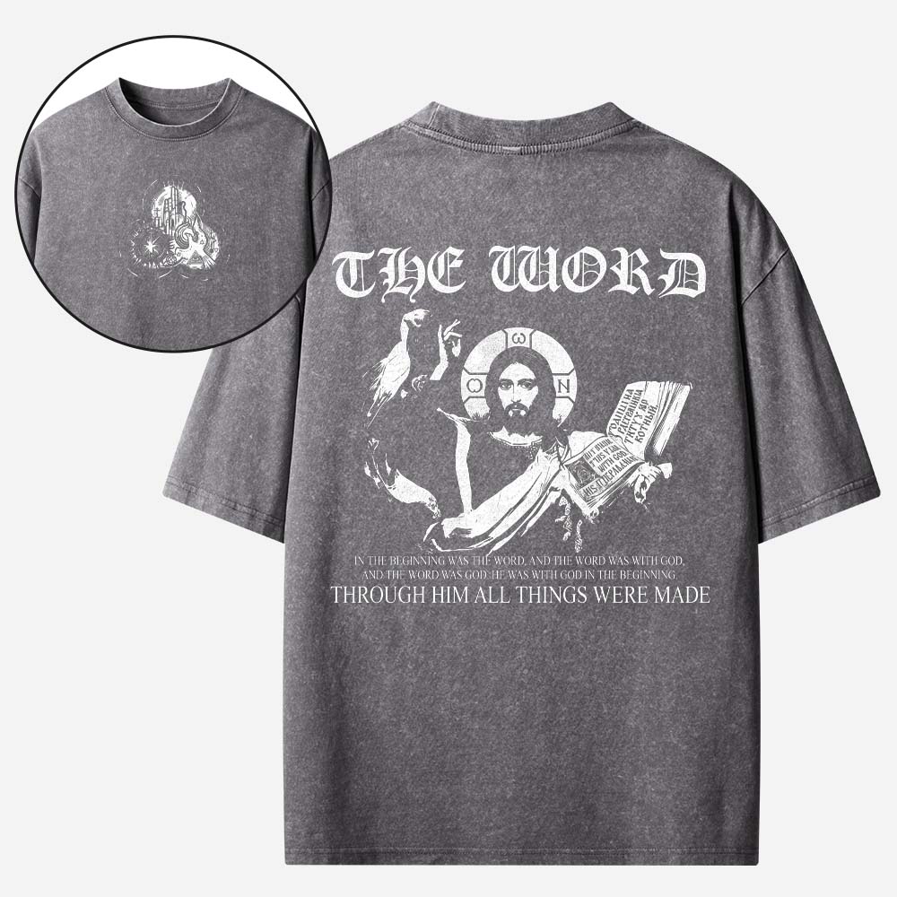 Word Emblem Vintage Washed T-Shirt