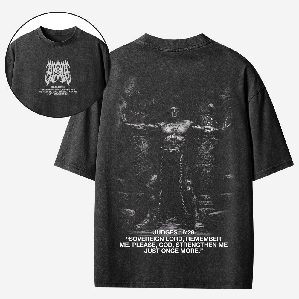 Chained Strength Vintage Washed T-Shirt