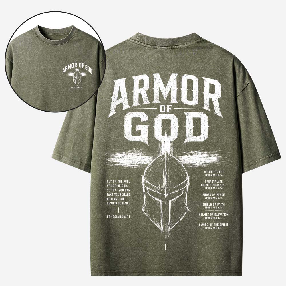 Shield Helmet Vintage Washed T-Shirt