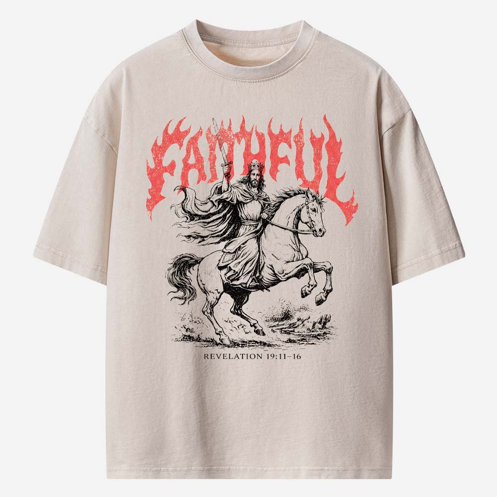 Horse Rider Vintage Washed T-Shirt