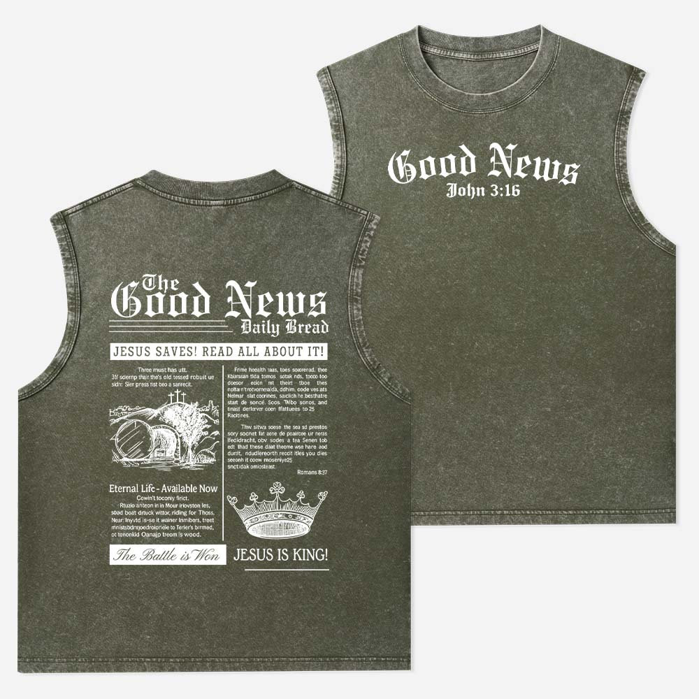 The Good News Vintage Washed Tank Top