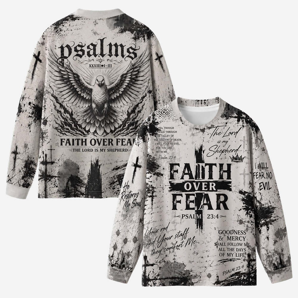 Dove Graphic Eco Oversized Long-Sleeve Graphic Tees · GRS Certified