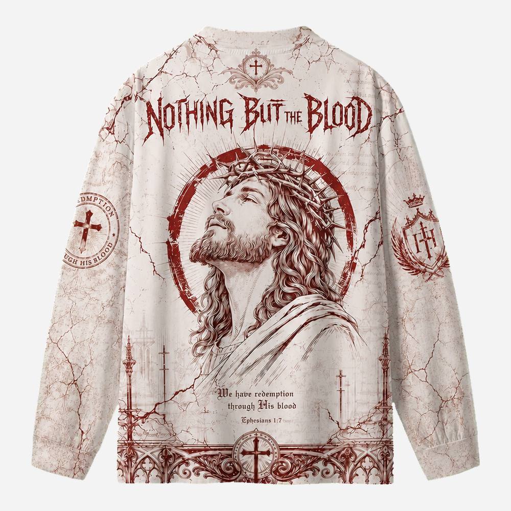 Thorn Blood Eco Oversized Long-Sleeve Graphic Tees · GRS Certified