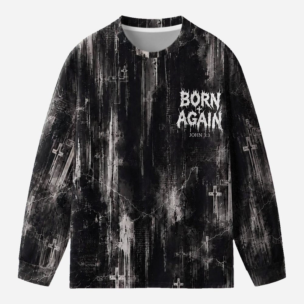Wrath Eco Oversized Long-Sleeve Graphic Tees · GRS Certified