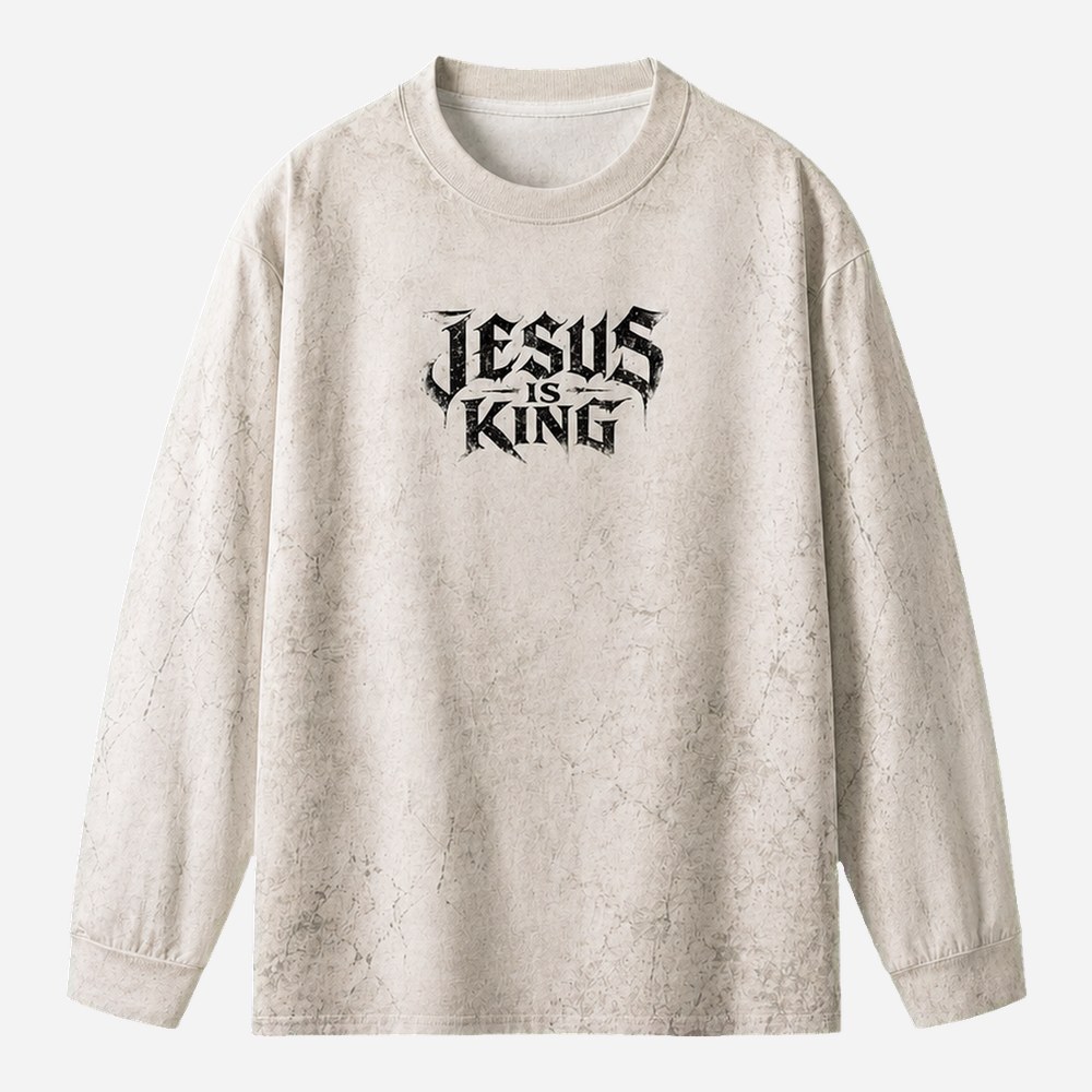 Identity Portrait Eco Oversized Long-Sleeve Graphic Tees · GRS Certified