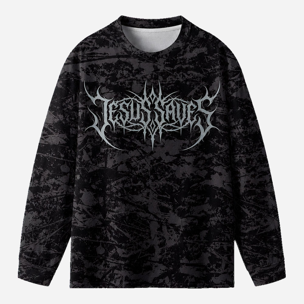 Good News Eco Oversized Long-Sleeve Graphic Tees · GRS Certified