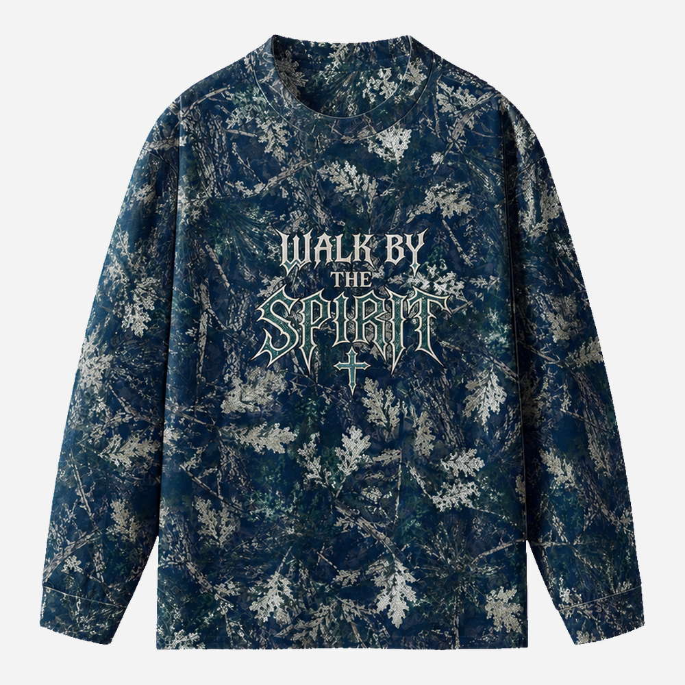 Guiding Dove Eco Oversized Long-Sleeve Graphic Tees · GRS Certified