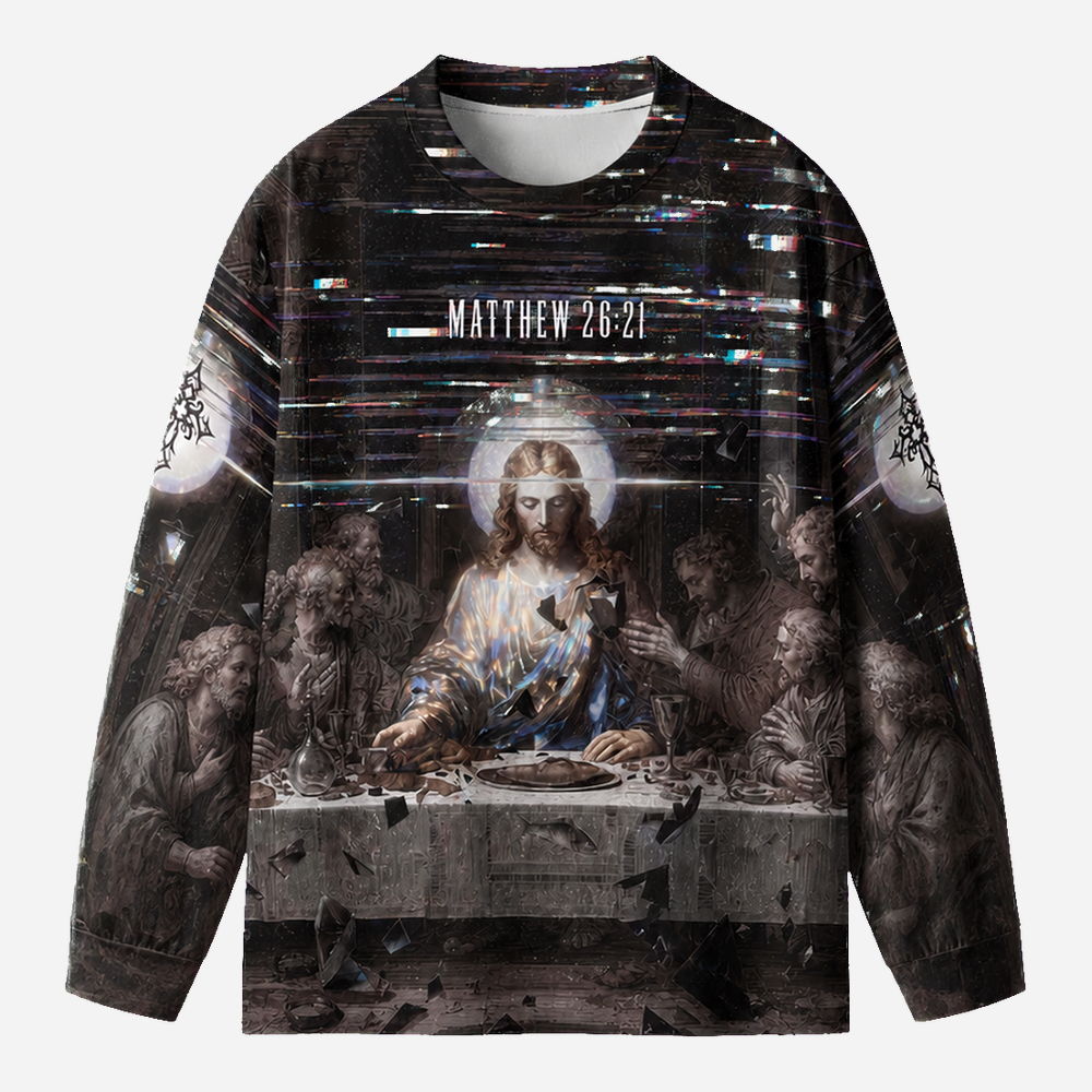 Sacred Table Eco Oversized Long-Sleeve Graphic Tees · GRS Certified