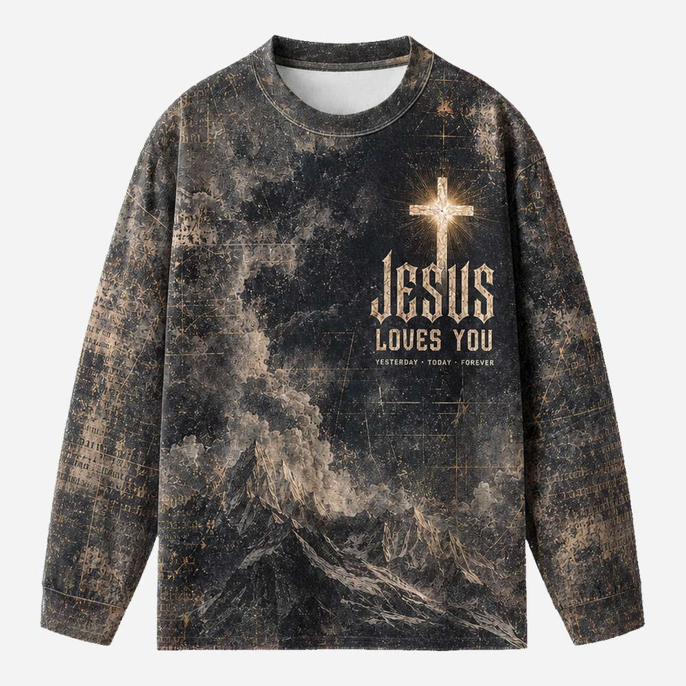 Everlasting Love Eco Oversized Long-Sleeve Graphic Tees · GRS Certified