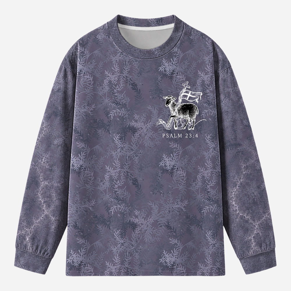 Thorned Ram Eco Oversized Long-Sleeve Graphic Tees · GRS Certified