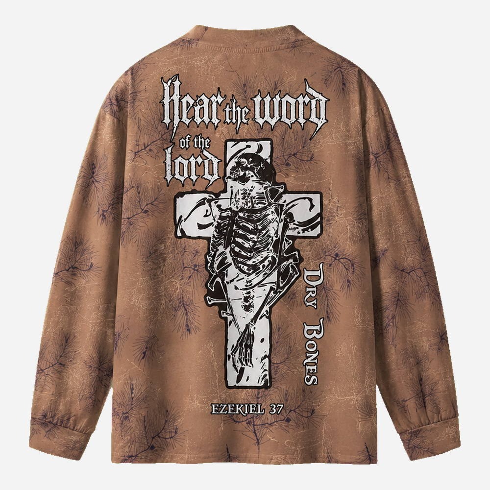 Desert Relic Eco Oversized Long-Sleeve Graphic Tees · GRS Certified