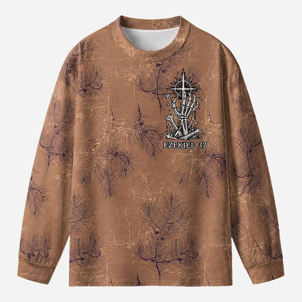 Desert Relic Eco Oversized Long-Sleeve Graphic Tees · GRS Certified