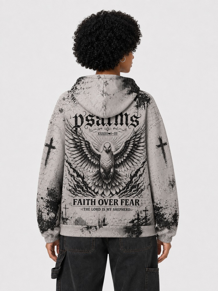 Dove All Over Print Scuba Hoodie