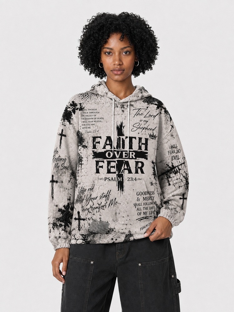 Dove All Over Print Scuba Hoodie