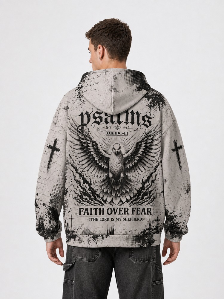 Dove All Over Print Scuba Hoodie