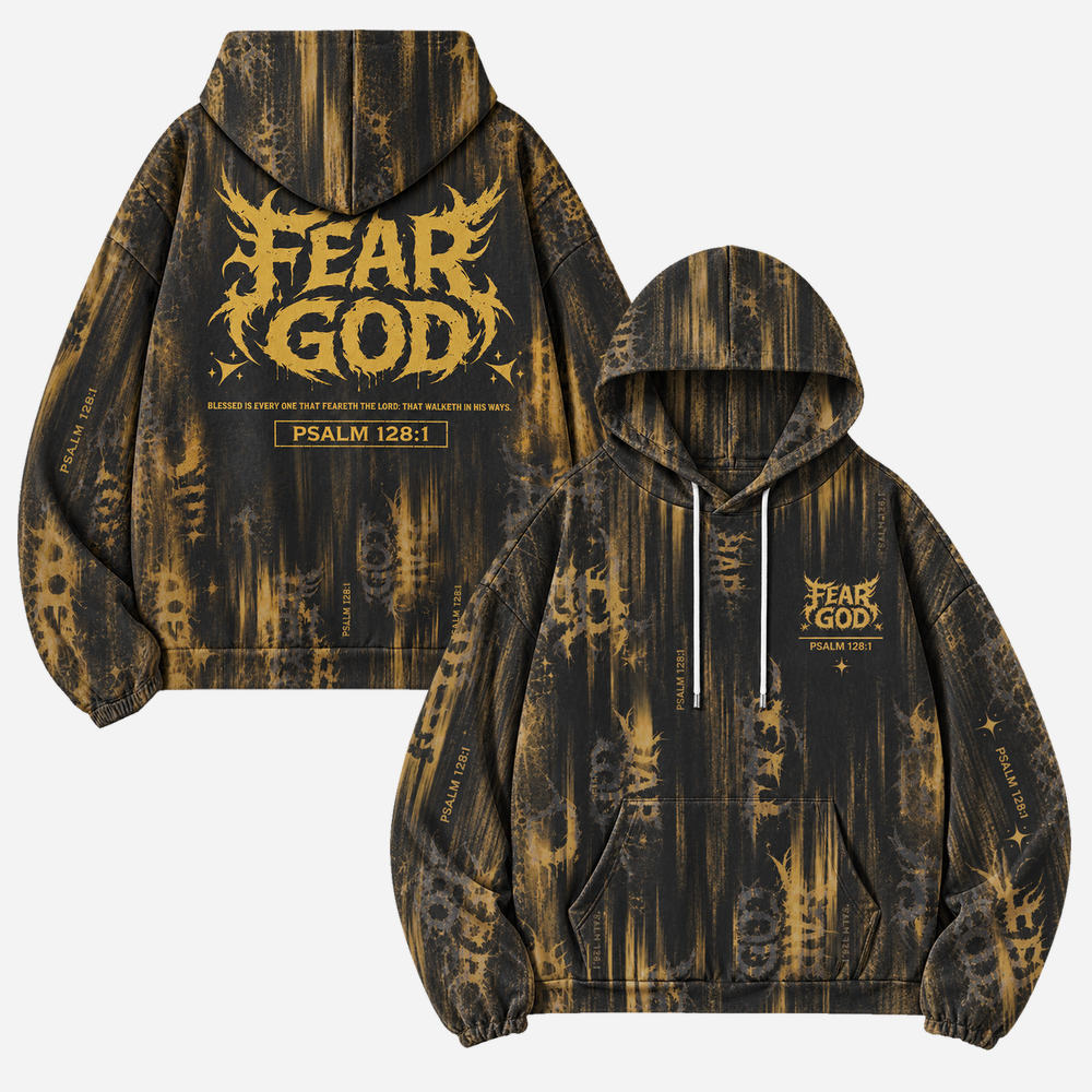 Fearless Flame All Over Print Scuba Hoodie
