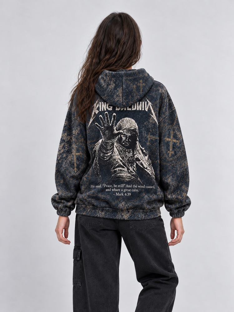 Masked King All Over Print Scuba Hoodie