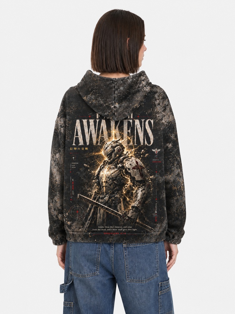 Awakened All Over Print Scuba Hoodie