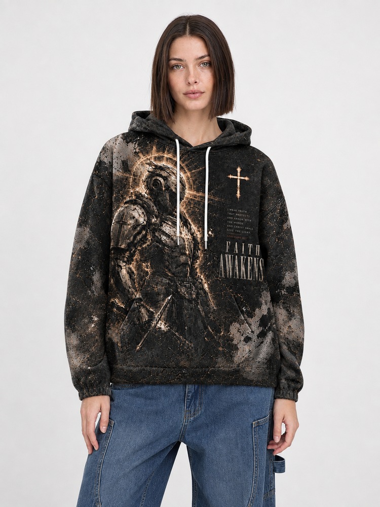 Awakened All Over Print Scuba Hoodie