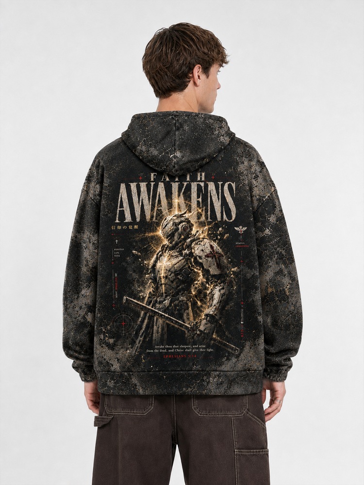 Awakened All Over Print Scuba Hoodie